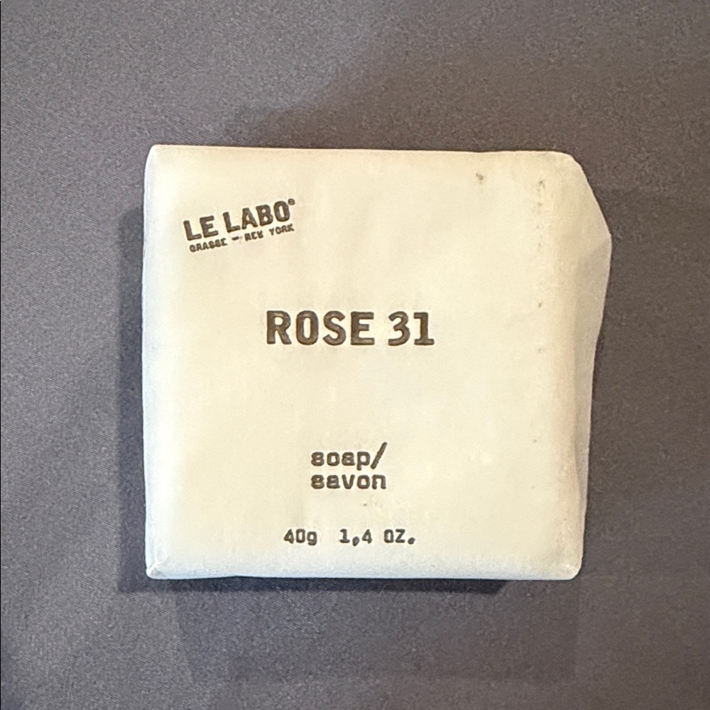 Le Labo Rose 31 Soap - Cream White Packaging